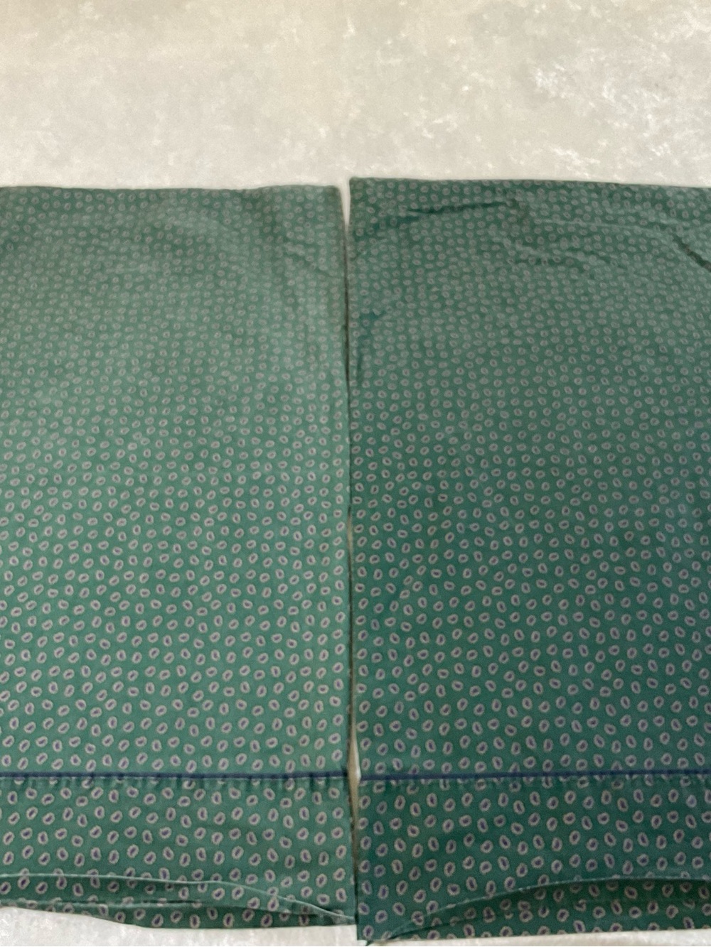 Polo by Ralph Lauren Green Printed Two Pillowcases